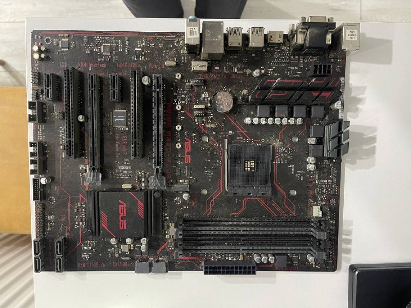 SSD 256 ГБ, Материнская плата ASUS PRIME B350-PLUS 2