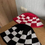 Вязаные хлопковые панамы 1