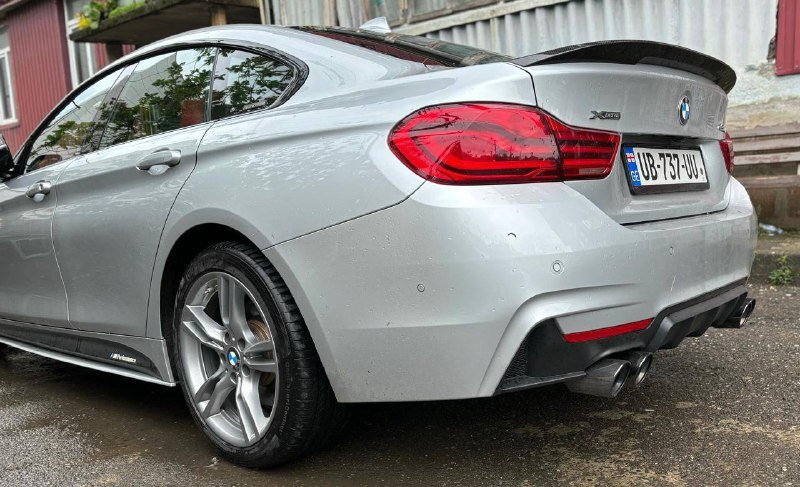 BMW 430i, белый, автомобиль 6