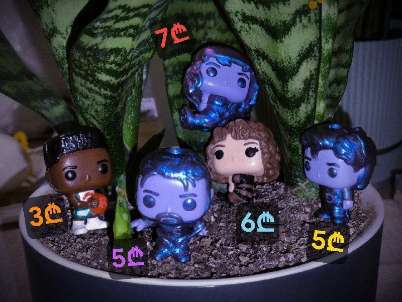 Фигурки ОДТ повторки Хоппер Стив Эдди Нэнси Лукас