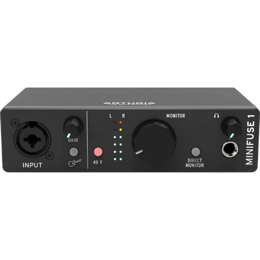 Arturia MiniFuse 1 Black გარე ხმის ბარათი