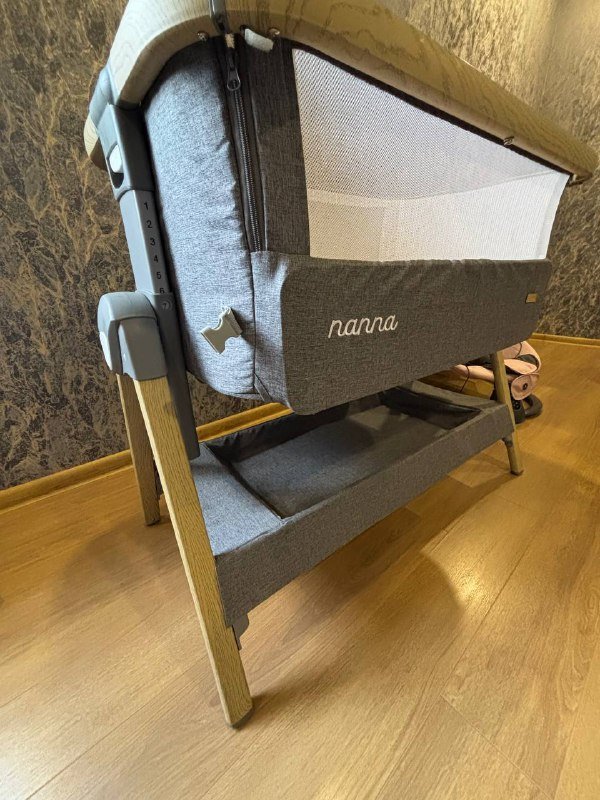Кроватка детская KikkaBoo Nanna с матрасом и сеточкой 3