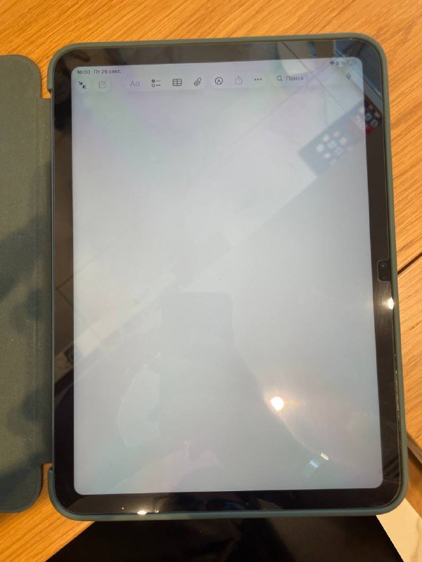 iPad 11 с чехлом, 2 защитными стеклами, кабелем и пенселом 5