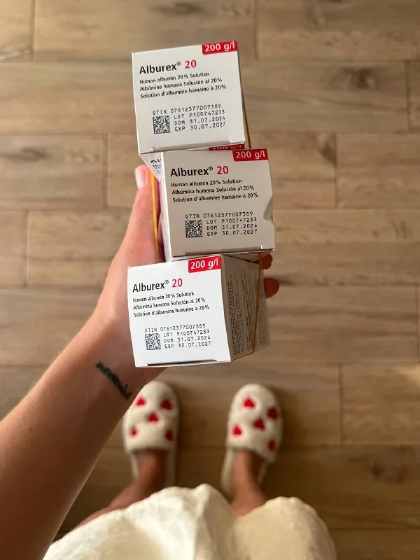Alburex 20% Альбумин 2 флакона 1