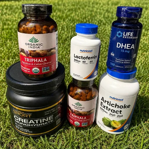 Креатин, трифала, лактоферрин, DHEA, экстракт артишока