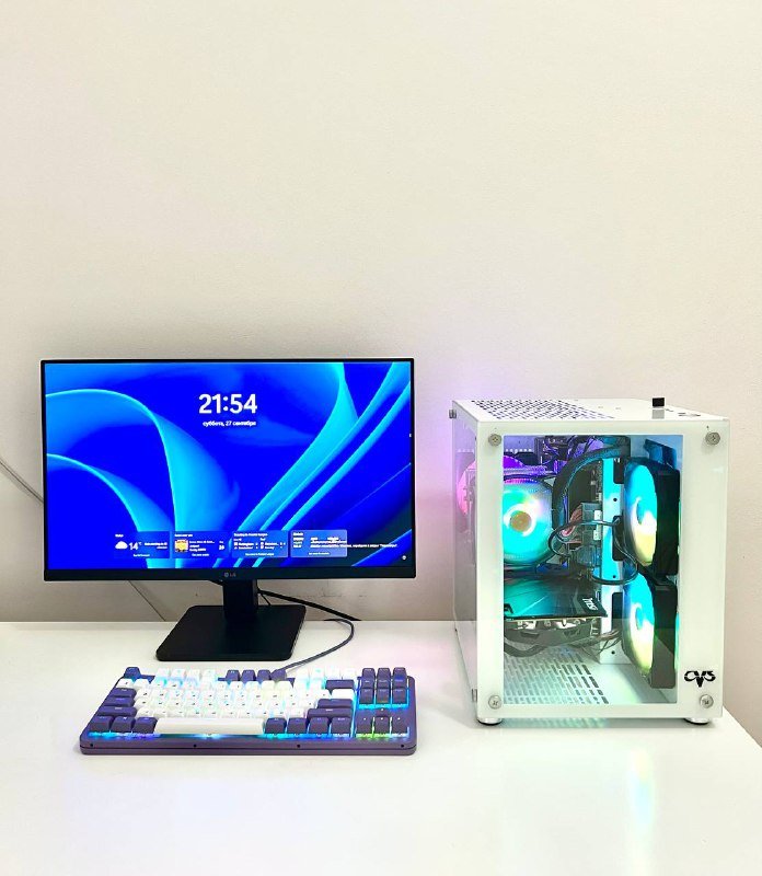 Игровой компьютер ПК Intel Core i5, AMD Radeon RX 5600 XT, 16Gb RAM, 480GB+256GB SSD, монитор LG 24, клавиатура, мышь