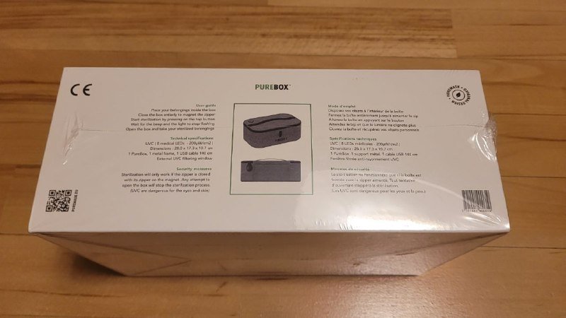 УФ-стерилизатор PureBox UVC LED портативный 2