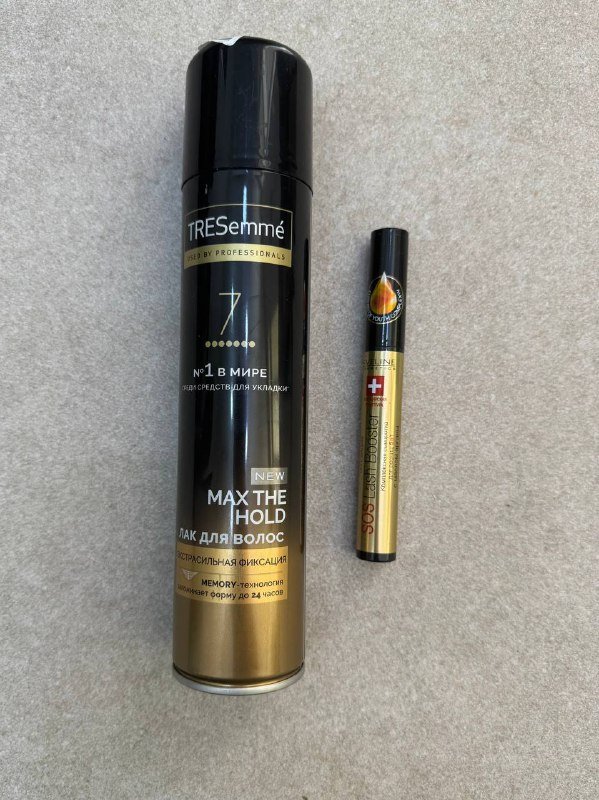 Лак для волос TRESemme, сыворотка для роста ресниц EVELINE