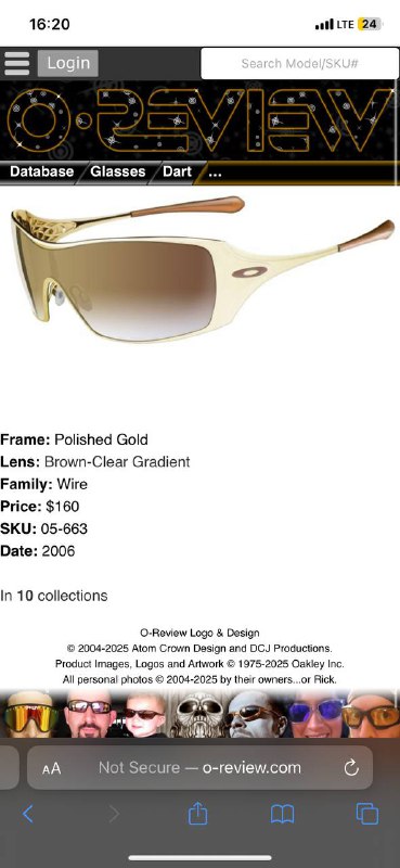 Очки Oakley Dart 2006