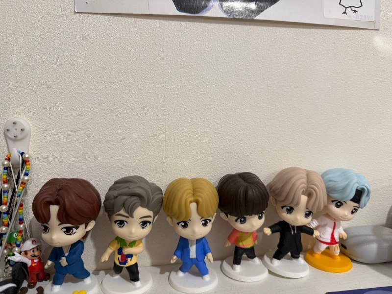 Игрушки BTS из Макдональдса, 6 шт