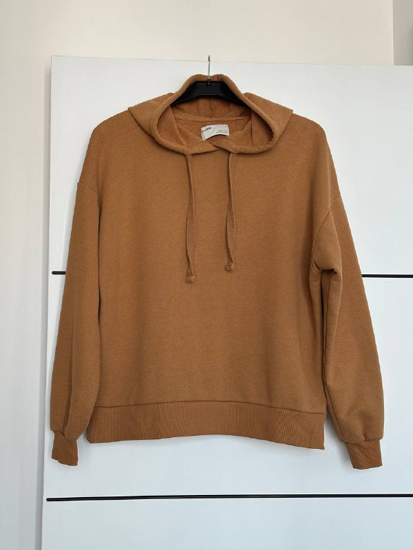 Худи Pull&Bear тёплый карамельный, размер S