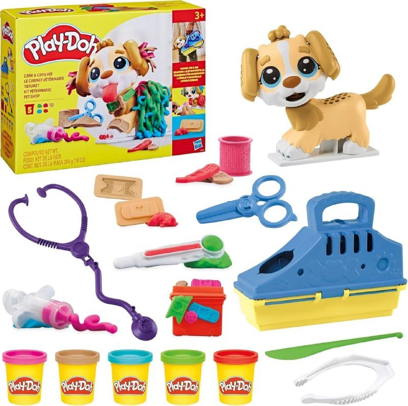Набор Play-Doh Vet Playset с игрушечной собакой 2