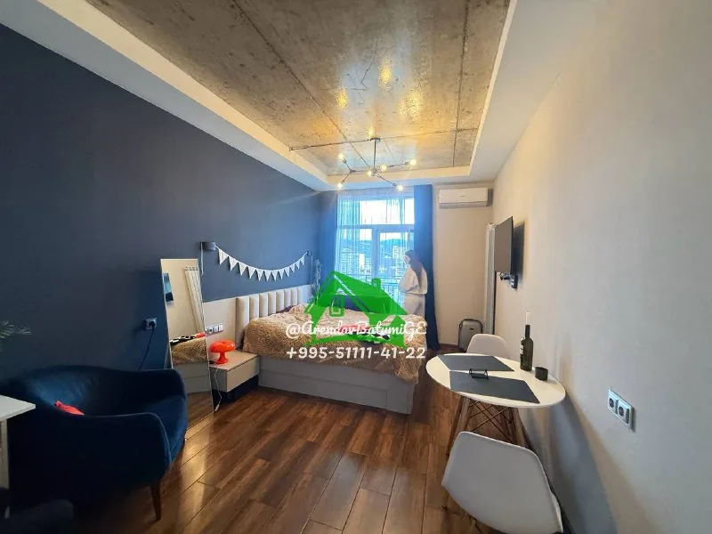 Сдается студия 1+1, 30 м², Батуми 1