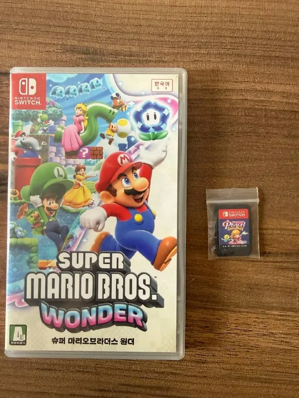 2 игры для Nintendo Switch: Mario Wonder, Princess Peach