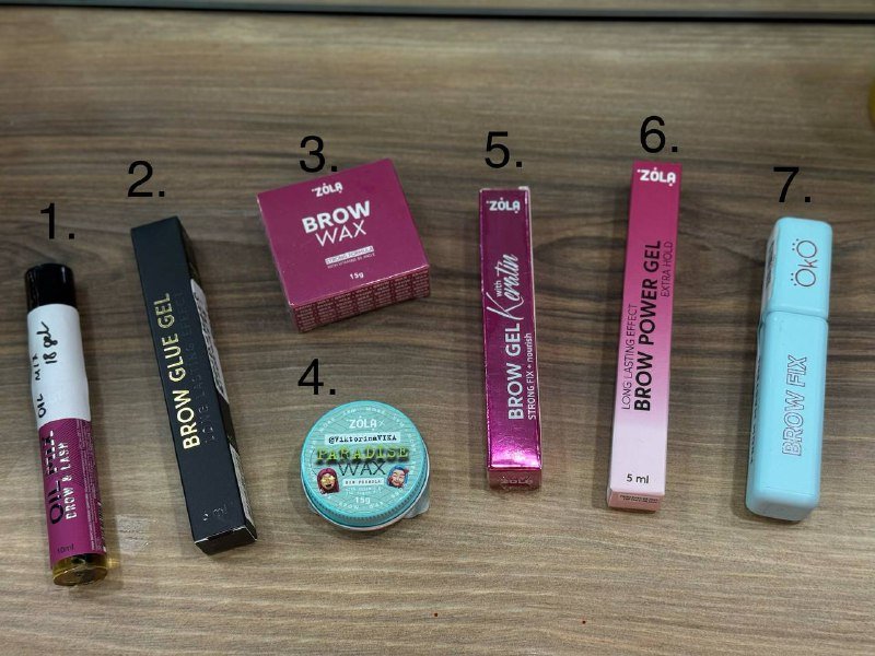Масло, гели и воски для бровей Zola