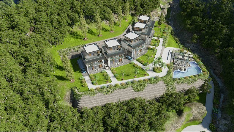 5 вилл премиум-класса в Зелёном мысе с бассейном и парковкой 3