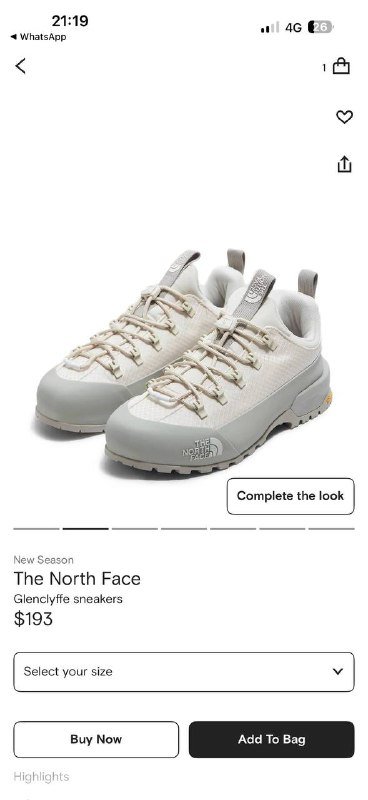 Мужские кроссовки The North Face новые 2