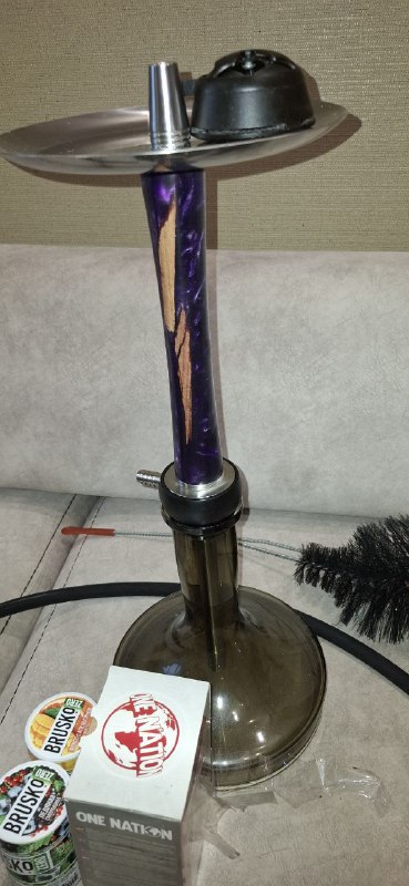 Два кальяна, угли, табак, электроплита