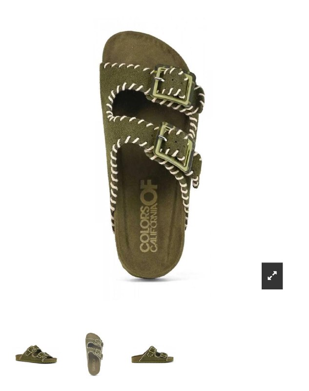 Сандали Colors of California Cow Suede Bio With Stitching 3