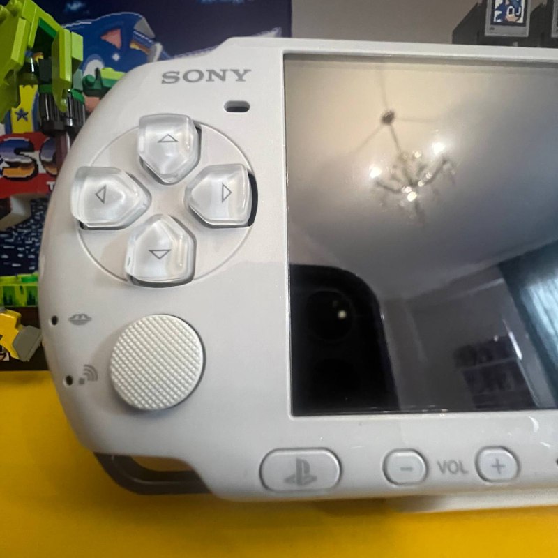 PSP 3000 Pearl White портативная ретро консоль 4