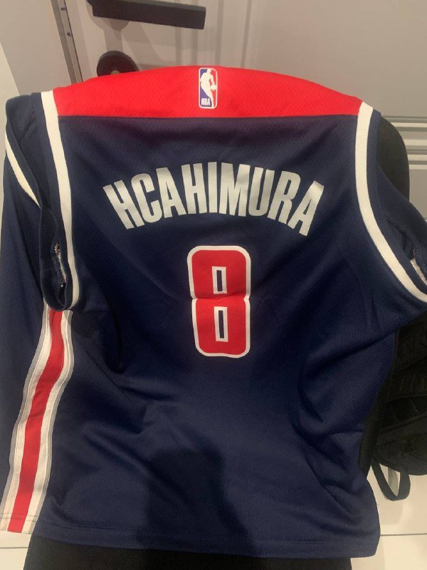 темно-синяя футболка Nike Washington Wizards Rui Hachimura XL 2