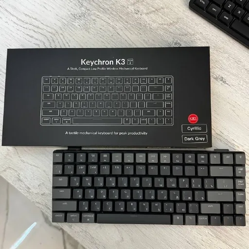 Keychron K3 v2 клавиатура, кейкапы Womier