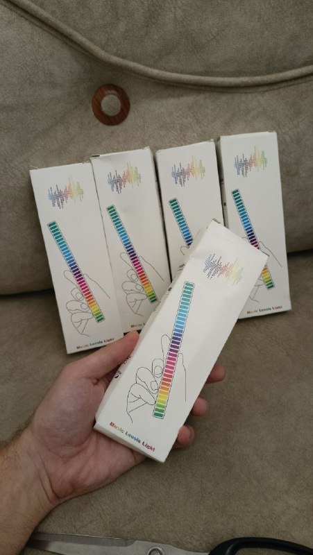 Набор RGB панелей с датчиком звука аккумуляторных 4