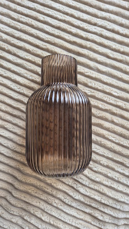 Ваза стеклянная 21 см