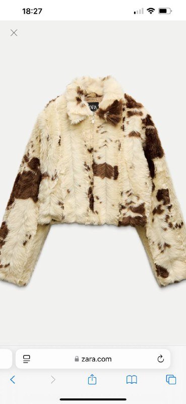 Шуба Zara женская 3