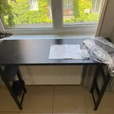 Барный стол черный 2