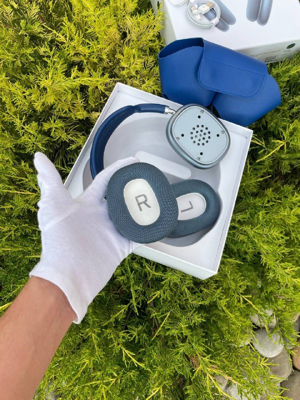 AirPods Max реплика с шумоподавлением, кейс, кабель 4