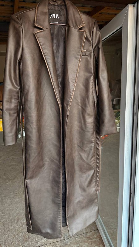 Коричневый плащ Zara M, Накидка-кимоно Incity M 3