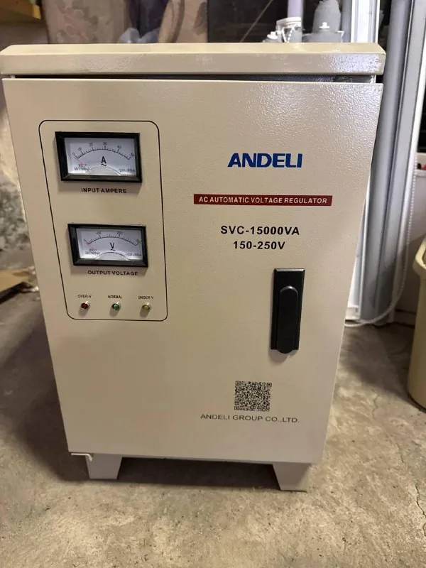 Однофазный стабилизатор напряжения ANDELI SVC-15000VA