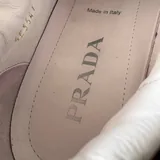 Prada white leather sneakers 4
