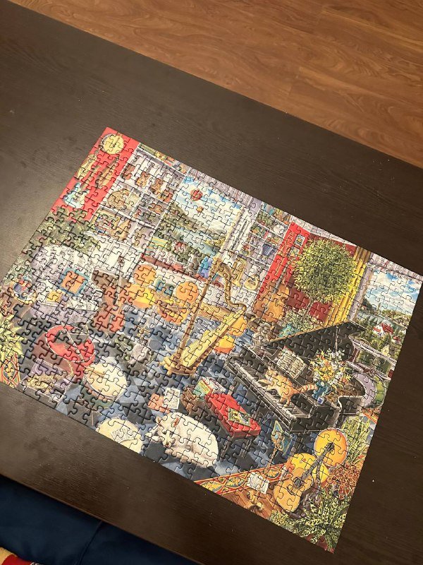 Пазлы Котята, Музыкальная комната, Домики 4