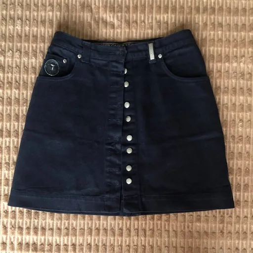 Женские юбки Trussardi, голубая юбка, белая льняная юбка
