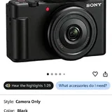 Canon PowerShot SX620 HS, Sony ZV-1F камеры 8