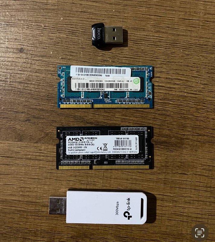 Оперативная память 4Gb, Болютус адаптер, HDMI кабели, Мобильный свет 2