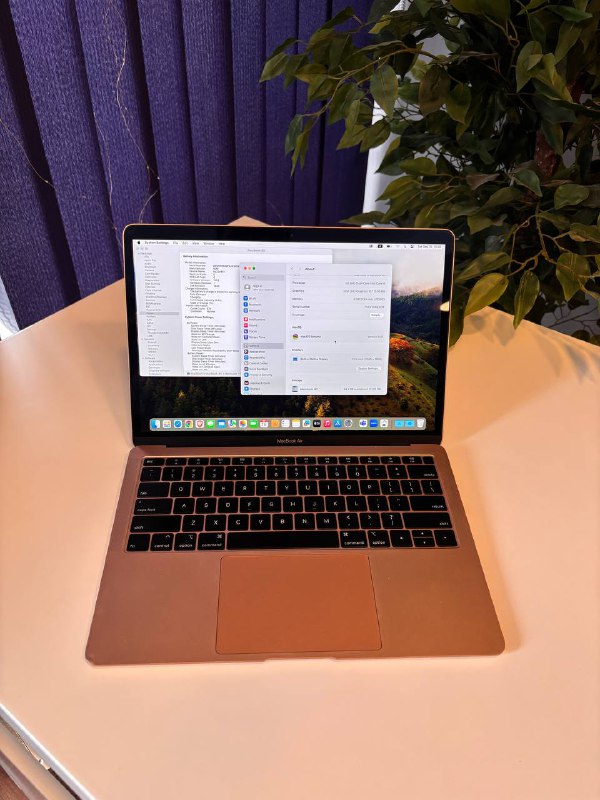 MacBook Air 2018 gold i5 8/128GB
