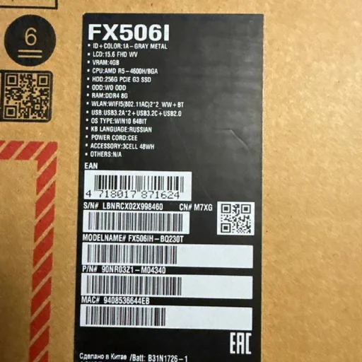 Ноутбук AMD Ryzen 5 4600H GTX 1650