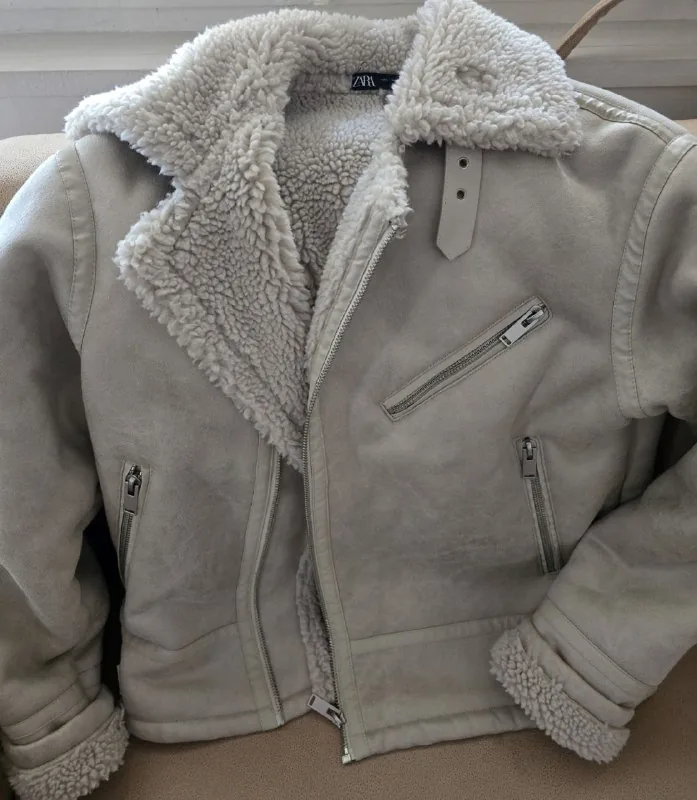 Женская дублёнка Zara 1