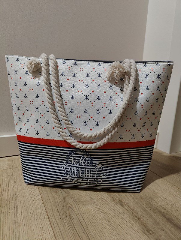 Турецкая пляжная сумка из плотной ткани