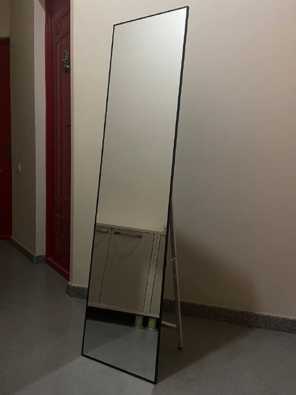 Зеркало напольное с креплениями