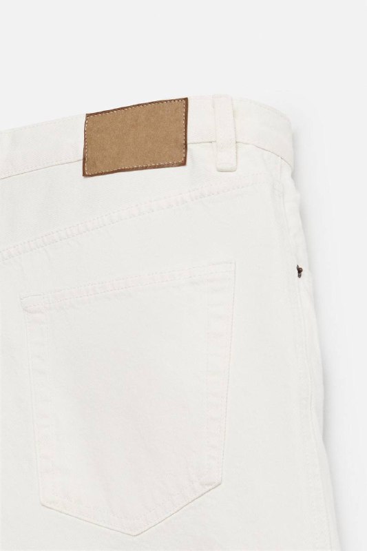 Zara белые джинсовые бермуды шорты 4