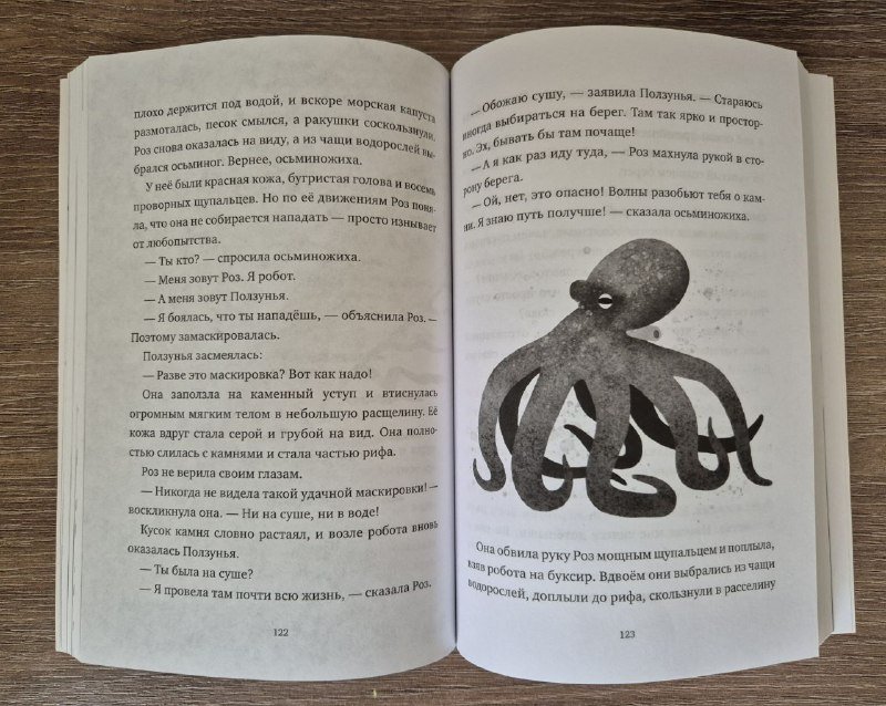 Детская книга Миссия дикого робота Питер Браун 3