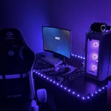 Gaming computer with monitor and desk 2