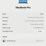 MacBook Pro 15 2019 i7 16/256 6