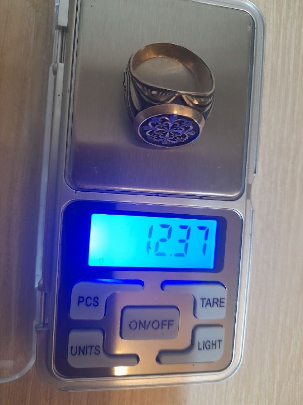 Серебряный перстень ручной работы