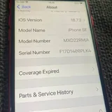 iPhone SE red 128GB 3