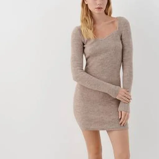 Тепла в'язана сукня H&M
